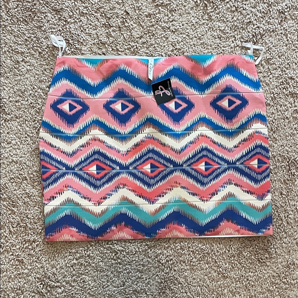 Colorful Zigzag Women's Pencil Skirt